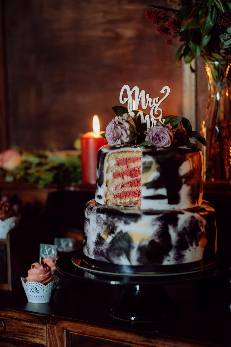 Winterhochzeitsinspiration in der Villa Clausberg