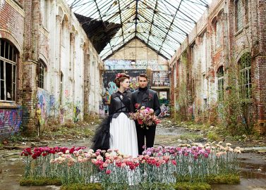 Hochzeitsinspiration: Rock Chic & Barock