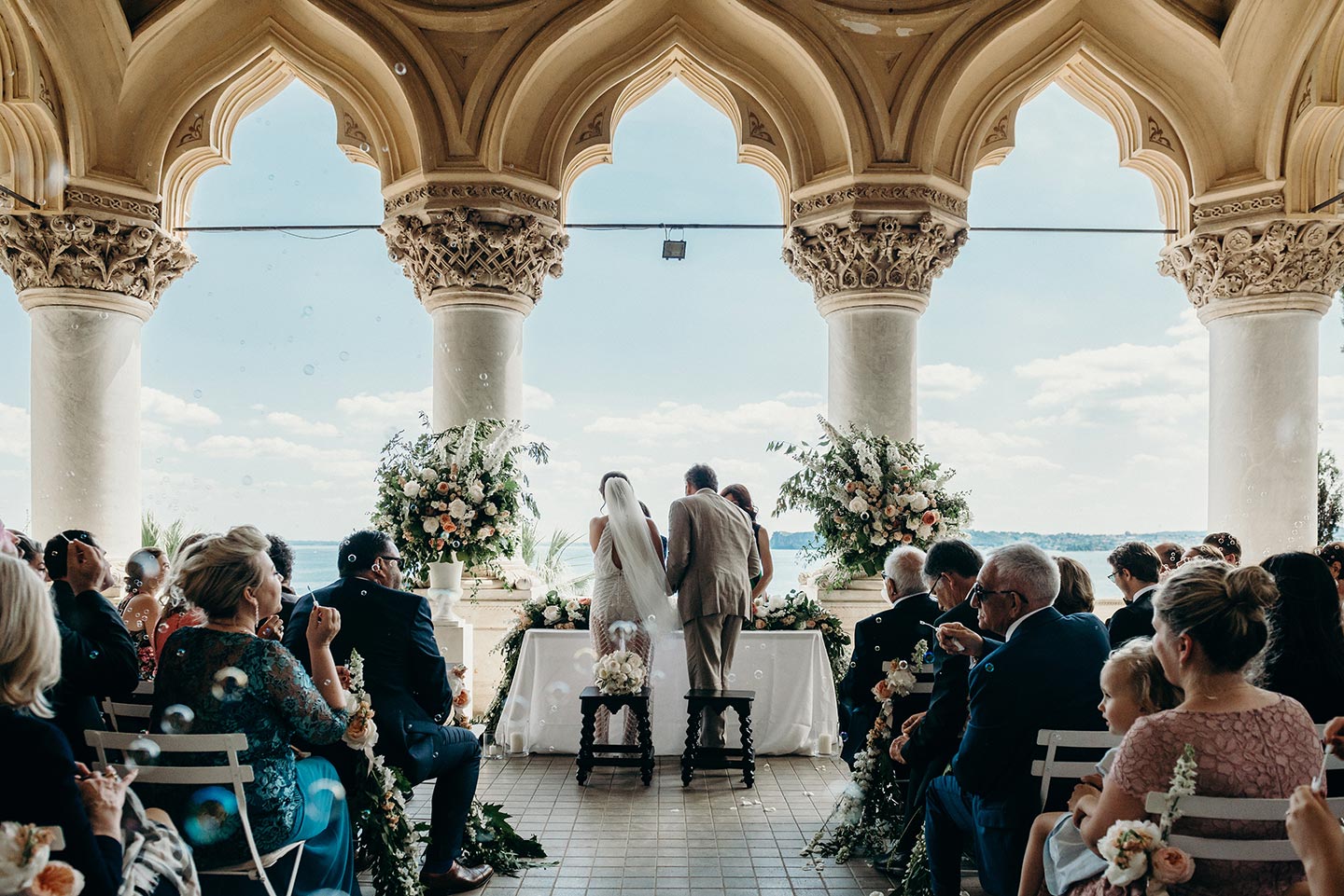La Dolce Vita Hochzeit am Gardasee in der Villa Arcadio