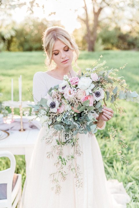 Hochzeitsinspiration im blühenden Frühling