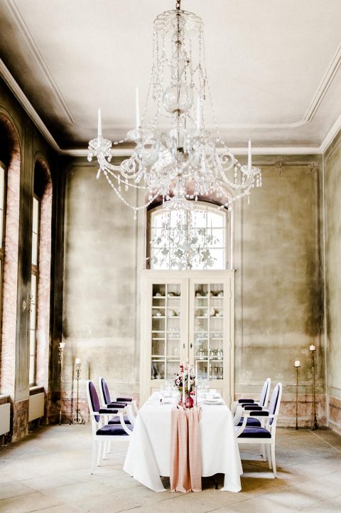 Elegante Hochzeitsinspiration in der Villa Sorgenfrei