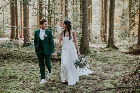 Mystische Elopement-Inspiration in der Natur