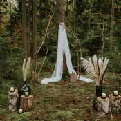 Mystische Elopement-Inspiration in der Natur