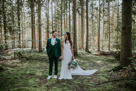 Mystische Elopement-Inspiration in der Natur