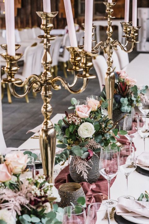 Magical Homes: luxuriöse Winterhochzeitsinspiration
