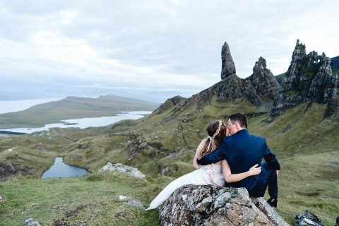 After Wedding Shooting auf der Isle of Skye in Schottland