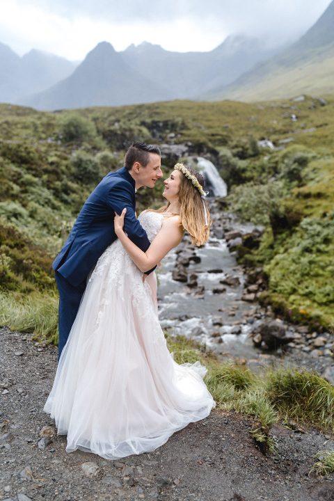 After Wedding Shooting auf der Isle of Skye in Schottland