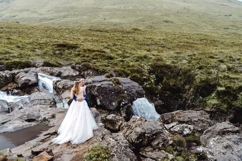 After Wedding Shooting auf der Isle of Skye in Schottland
