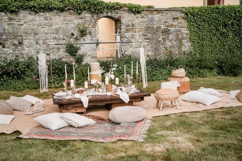 Bohemian Hochzeitseleganz auf Gut Ostenwalde