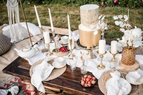 Bohemian Hochzeitseleganz auf Gut Ostenwalde