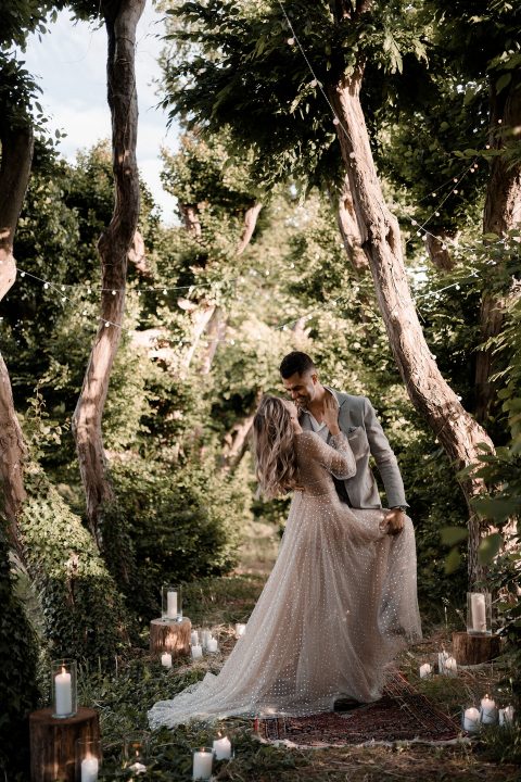 Bohemian Hochzeitseleganz auf Gut Ostenwalde