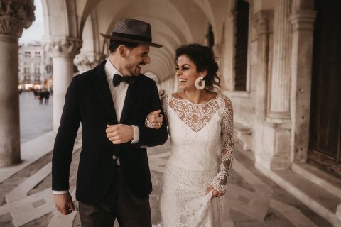 Wild romantisch heiraten in Venedig