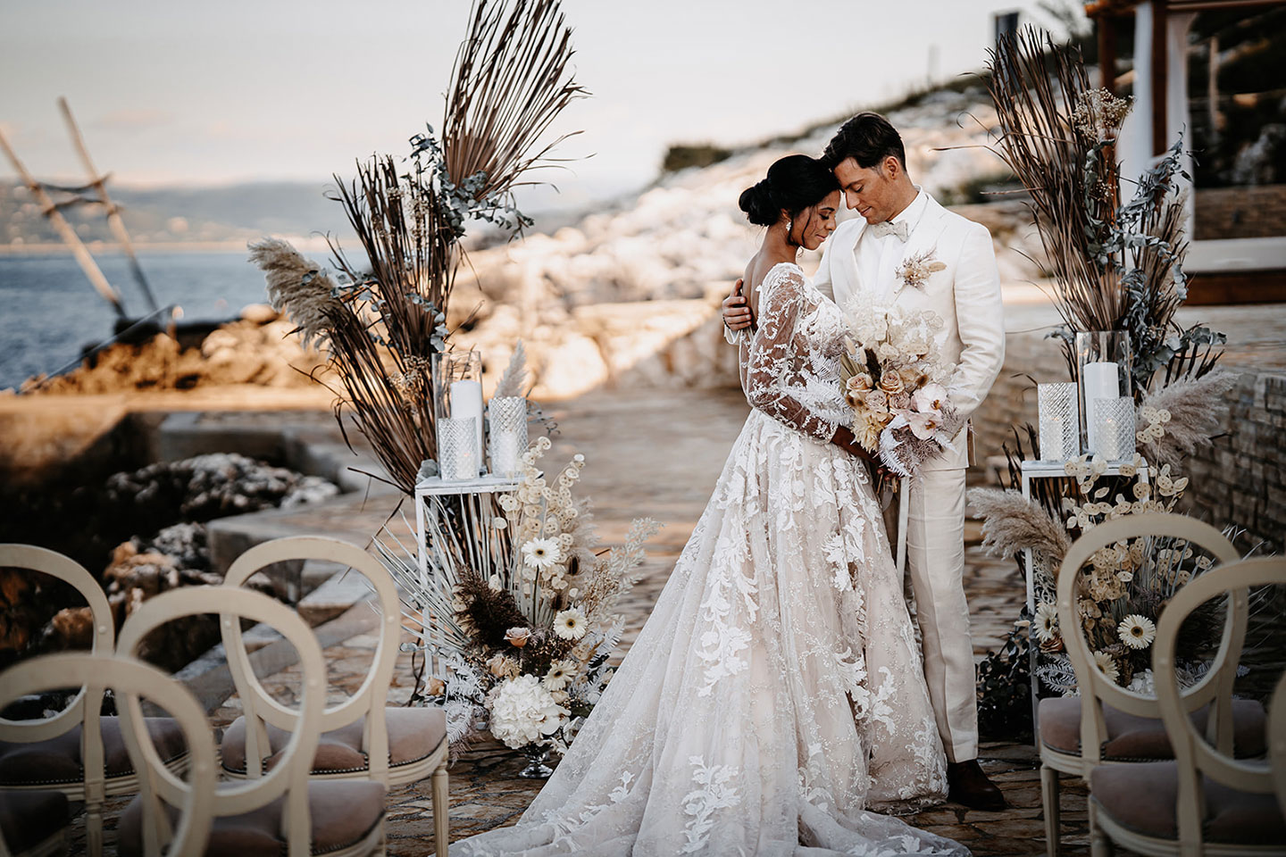 Kempinski Adriatic: Ein eleganter Hochzeitstraum in Weiß