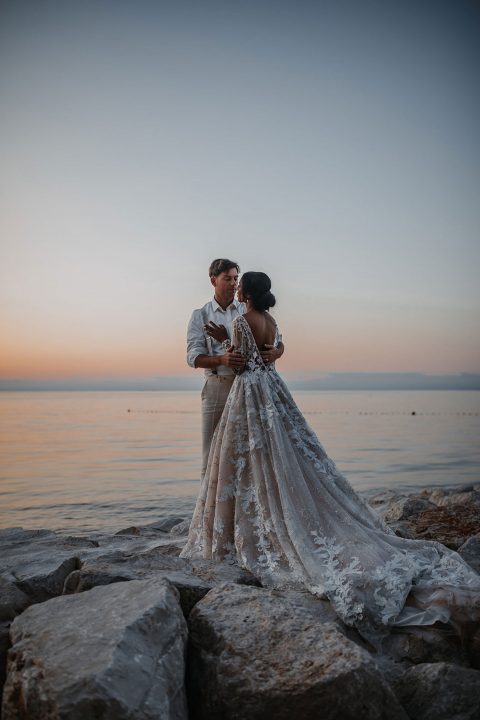 Kempinski Adriatic: Ein eleganter Hochzeitstraum in Weiß