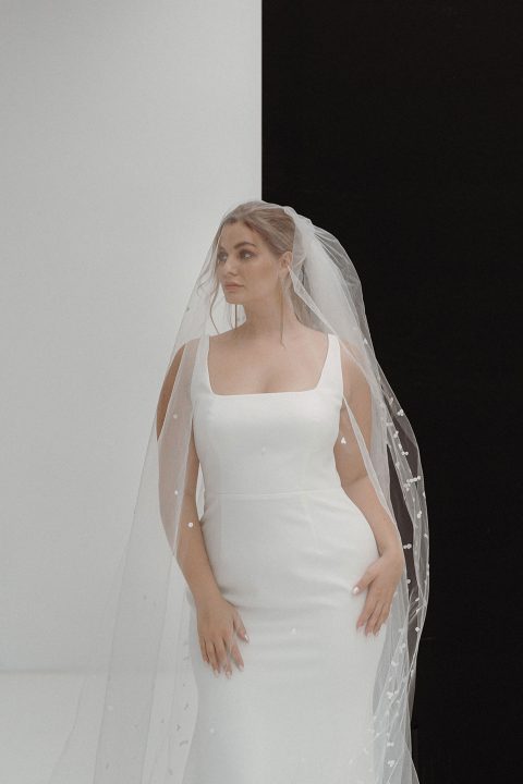 Minimalistische Brautkleider für jede Braut