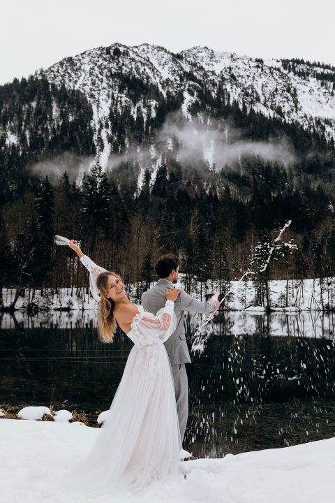 Winterlich Heiraten im Kleinwalsertal