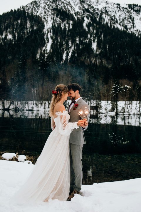 Winterlich Heiraten im Kleinwalsertal