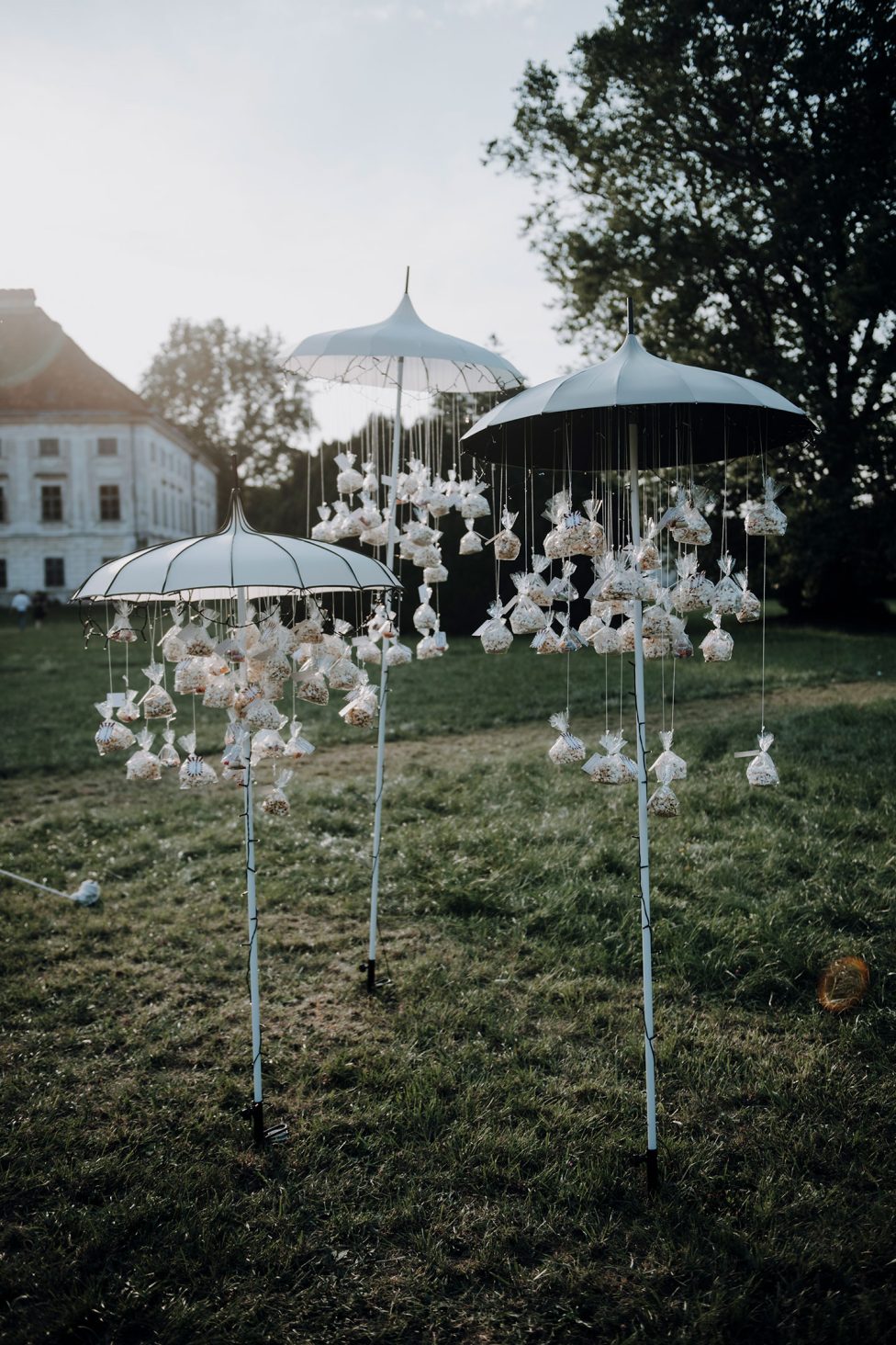 Schloss Jeutendorf: Festival Hochzeit unter englischer Marquee