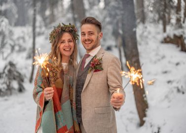 Ein Elopement Styled-Shoot im Schnee