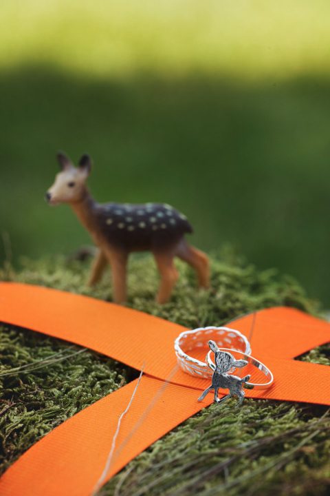 Bambi inspiriertes Hochzeitskonzept für die Kleinen